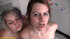 Two gorgeous gals cum so hard as they drink piss and get pissed on