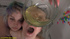 Bright haired gal with piercings has kinky water sports play with delicious