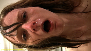 LIttle young lover whore with small tattoos gets her hair and face drenched in pee - XXXonXXX - Pic 10