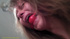 Blue eyed blonde is gaged and whipped until she pisses her tight blue