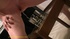 Seductress blonde with dark lipstick takes shots of her soft hot pee
