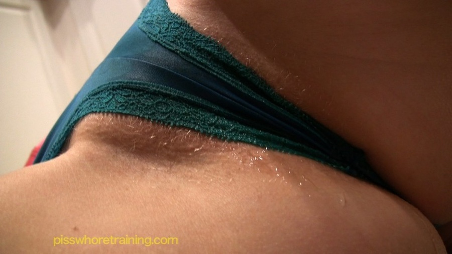 Blonde with a hot body gets freaky in bondage and pisses herself - XXXonXXX - Pic 2