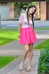 long black haired college