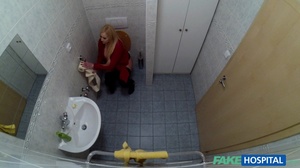 Busty blondie in red and black blows doc - XXX Dessert - Picture 3