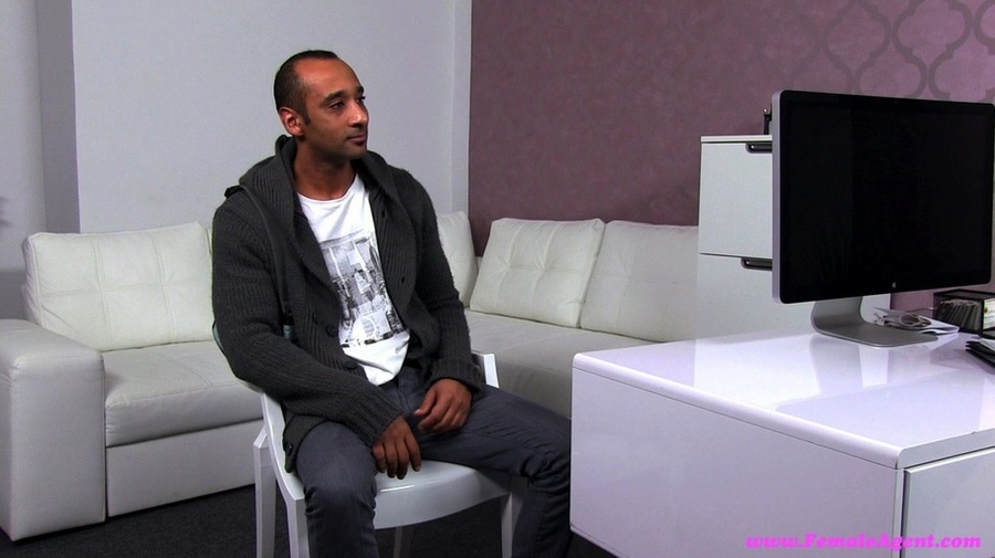 Sweet blonde interviews a hot stud then mak - XXX Dessert - Picture 1