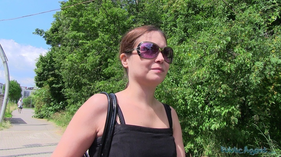 Nasty brunette in glasses and black dress b - XXX Dessert - Picture 4