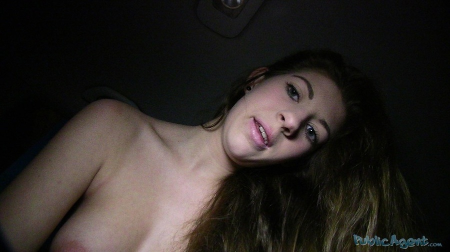 Lovely brunette in black coat blows dick an - XXX Dessert - Picture 15