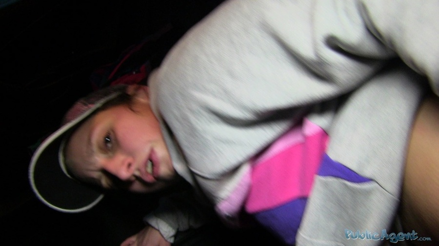 Brunette in face cap, pink pants, colorful  - XXX Dessert - Picture 16