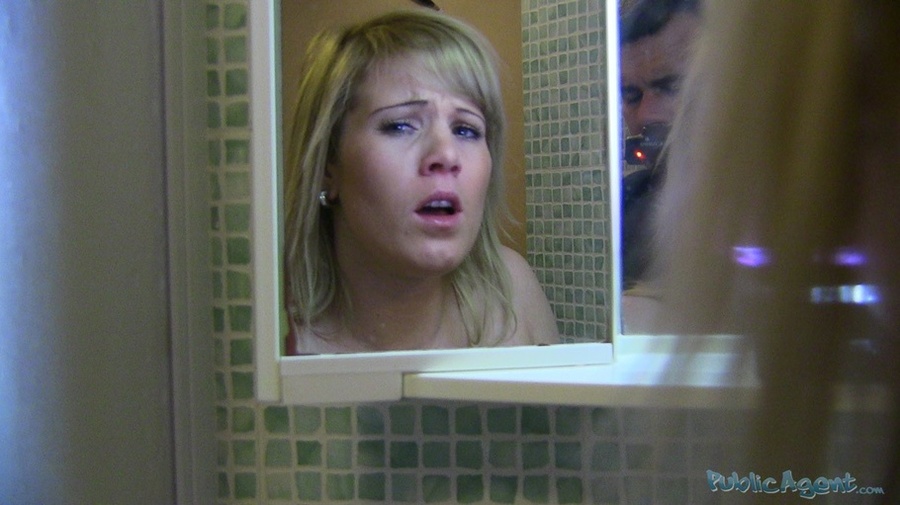 Hot small tits blonde takes a shower then g - XXX Dessert - Picture 11