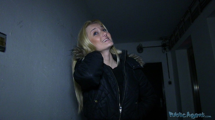 Naughty blonde in black coat sucks and fuck - XXX Dessert - Picture 4