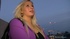 Spicy tattooed blonde in purple jacket and black top sucks and screws