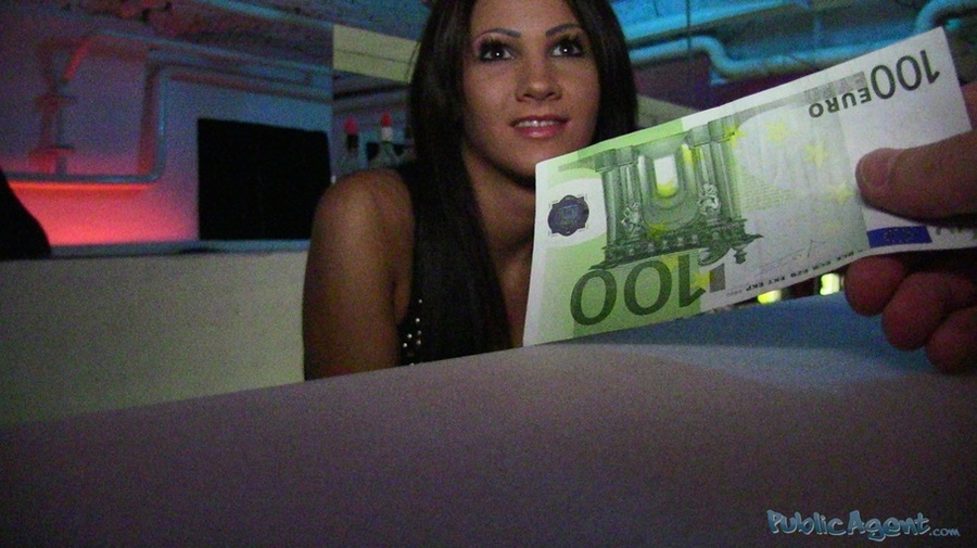 Cute brunette in hot black dress flaunts ti - XXX Dessert - Picture 6