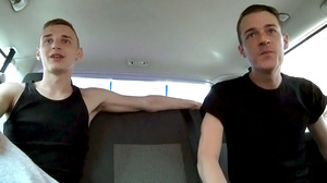 Three randy guys in car suck and fuck as - XXX Dessert - Picture 3