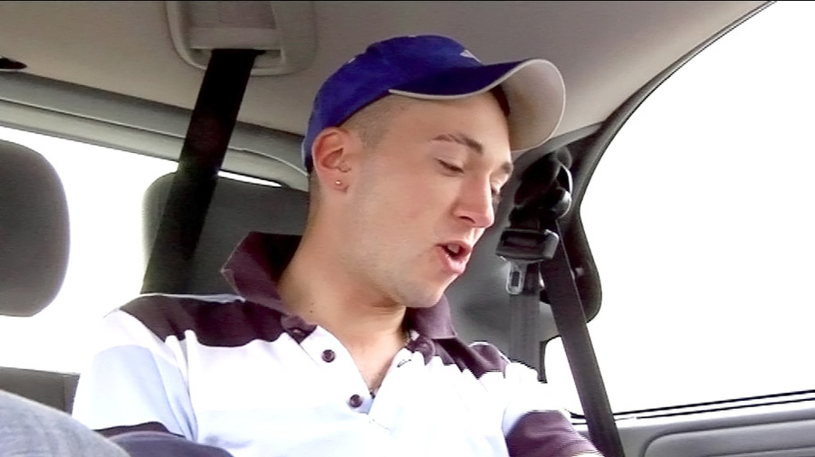 Two guys in car pick up dude for cock strok - XXX Dessert - Picture 2