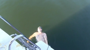 Four randy men in yacht suck and stroke  - Picture 11