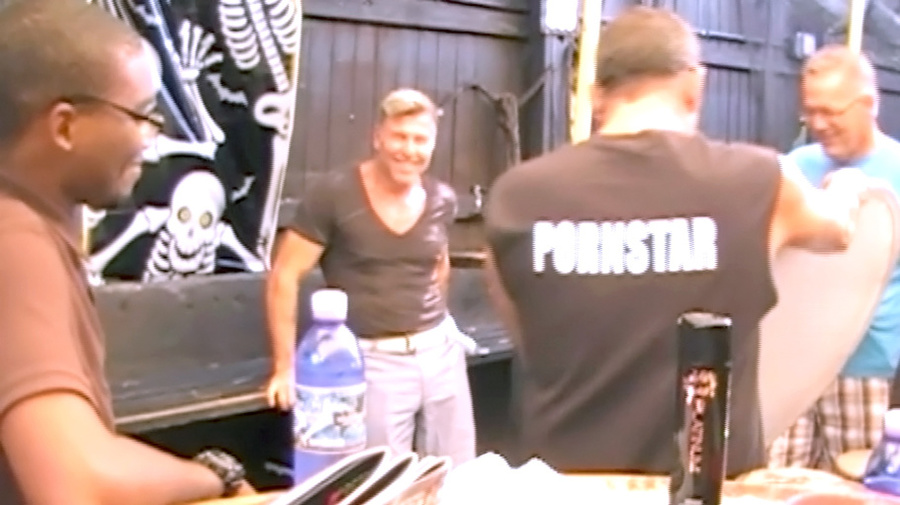 Black dude in glasses sucks hunk’s cock and - XXX Dessert - Picture 1