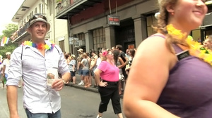 Randy tattooed guy leaves parade to get  - XXX Dessert - Picture 23