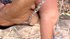 Matured man in swing gets his ass screwed and banged tight till cum outdoors