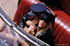 Horny chauffers in black hat and uniforms gets horny and lick and fuck
