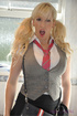horny student fingers her