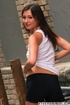beautiful young chick displays