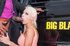 Gorgeous German blonde with big tits is riding the dong of a black fucker