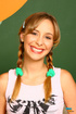 girly blonde babe pigtails