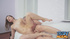 Russian sweetie with small tits rides a fine meat pole