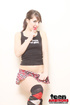 punk brunette gets naked