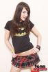 innocent brunette babe showcases
