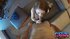 skinny young woman blowing