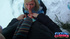 sporty young blonde enjoying