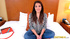 girl striped blouse and