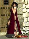 Alluring brunette with natural breasts flaunts her deliciously muscular