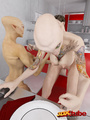 Two horny alien sluts get fucked by a - Picture 3