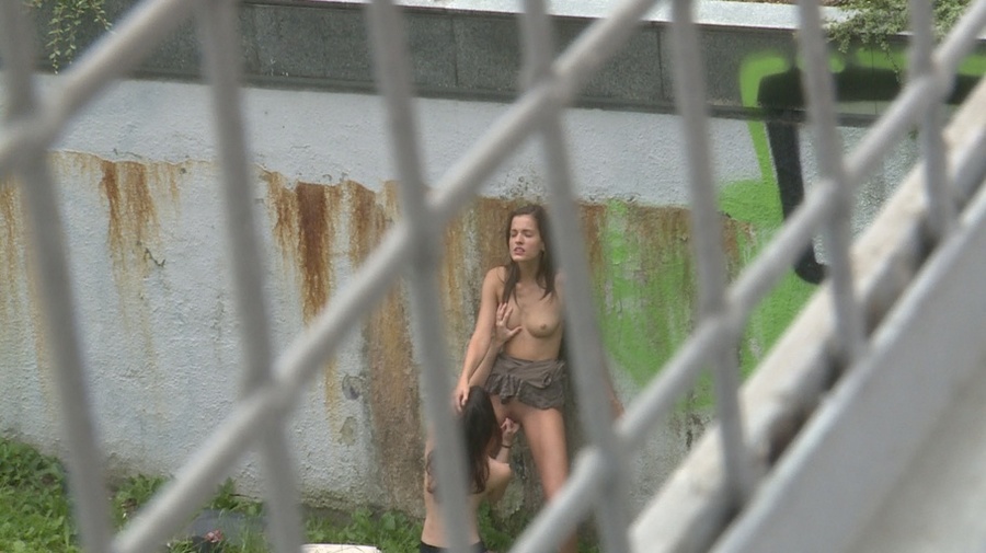 Tight round boobed brunette got pleased wit - XXX Dessert - Picture 10