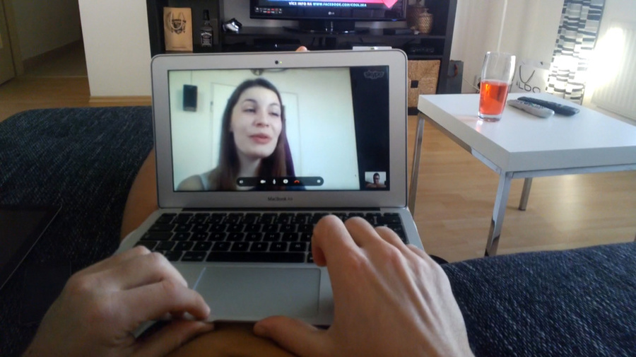 Dude brought skinny brunette with tiny boob - XXX Dessert - Picture 1