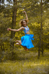 stunning young dancer getting