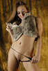 glamorous young babe barely