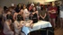 Group of hungry dudes are pounding one brunette babe