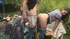 Guys with huge cocks are fucking teen chicks in tight cunts outdoors
