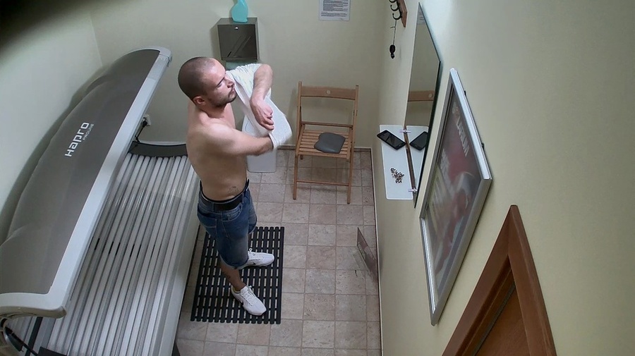 Bald young twink is taking off clothes and  - XXX Dessert - Picture 9