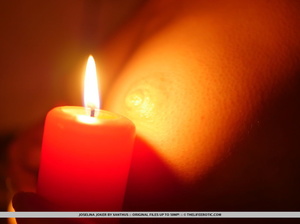 Amazing chick pours candle wax all over  - XXX Dessert - Picture 5