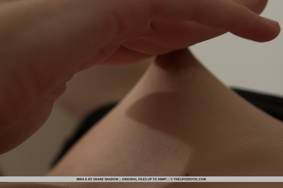 Brunette in sheer top paints her body and b - XXX Dessert - Picture 10