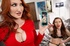 luring brunette and redhead