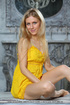 blonde girl strips front