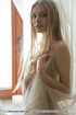 horny blonde girl shows