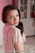 sweet brunette gets naked