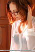 redhead nerdy secretary gets
