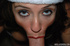busty brunette cock sucker